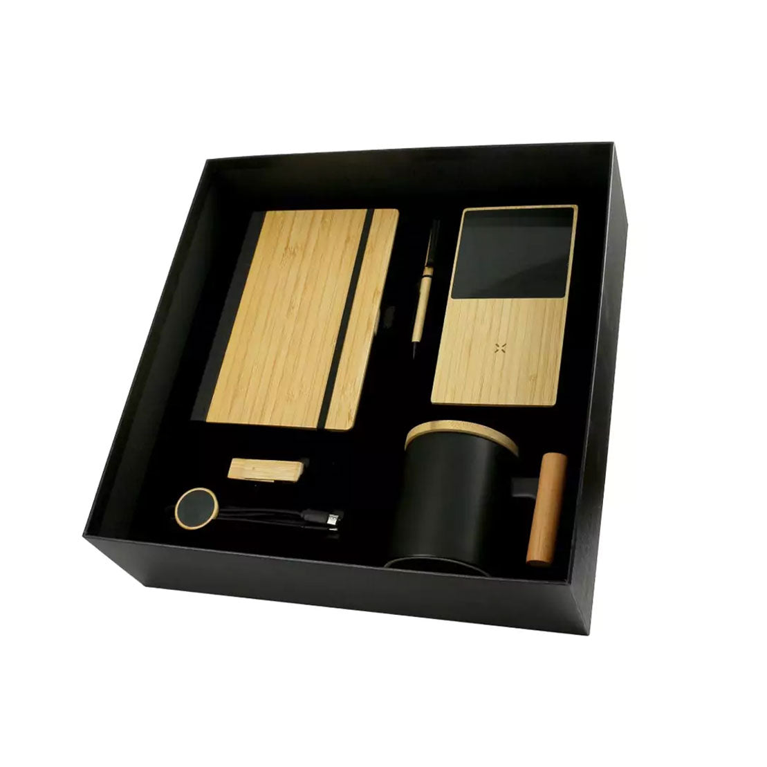 Bamboo Gift Sets in Black Cardboard