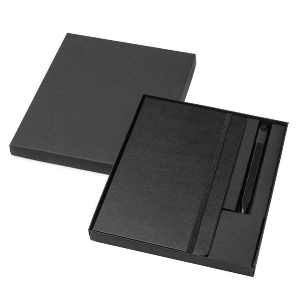 Moleskine Classic Large Notebook & Go Pen Set (Black)