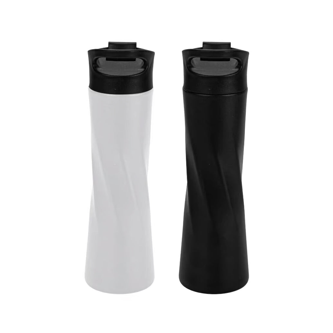 Double Wall  Bottles Slim Waist Design Flip top Lid 500ml
