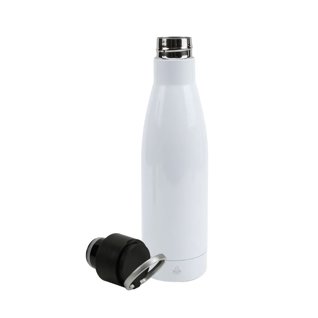 Double Wall SS Bottles Twist-off Lid SS Foldable Handle 500ml