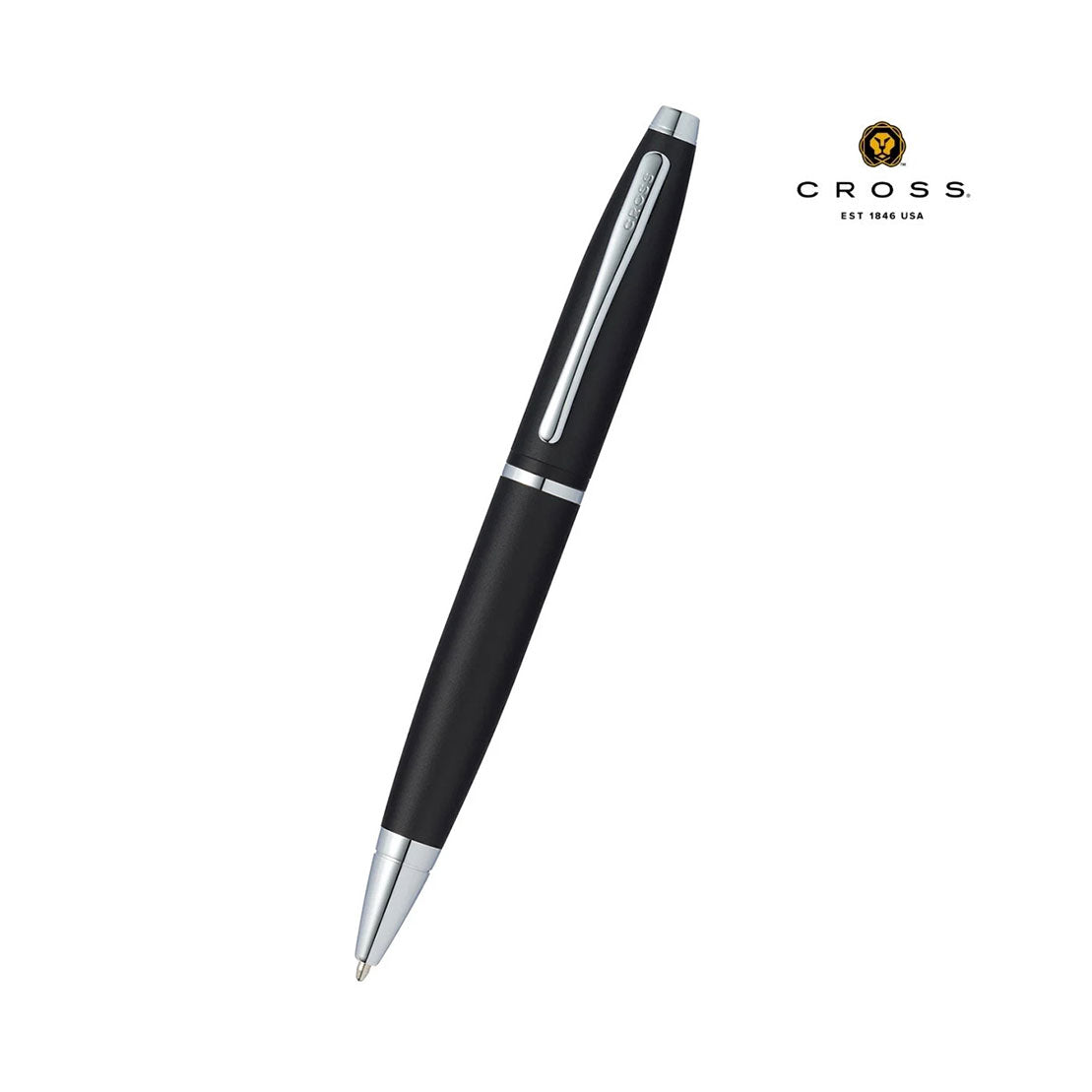 Cross Calais™ Matte Black with Polished Chrome Appointments Ballpoint Pen