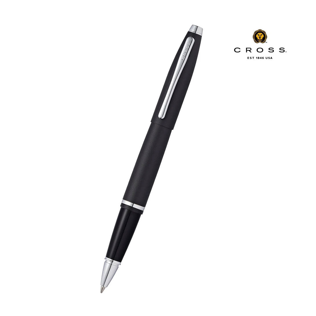 Cross Calais™ Matte Black with Polished Chrome Appointments Selectip Rollerball PenIconic classic style