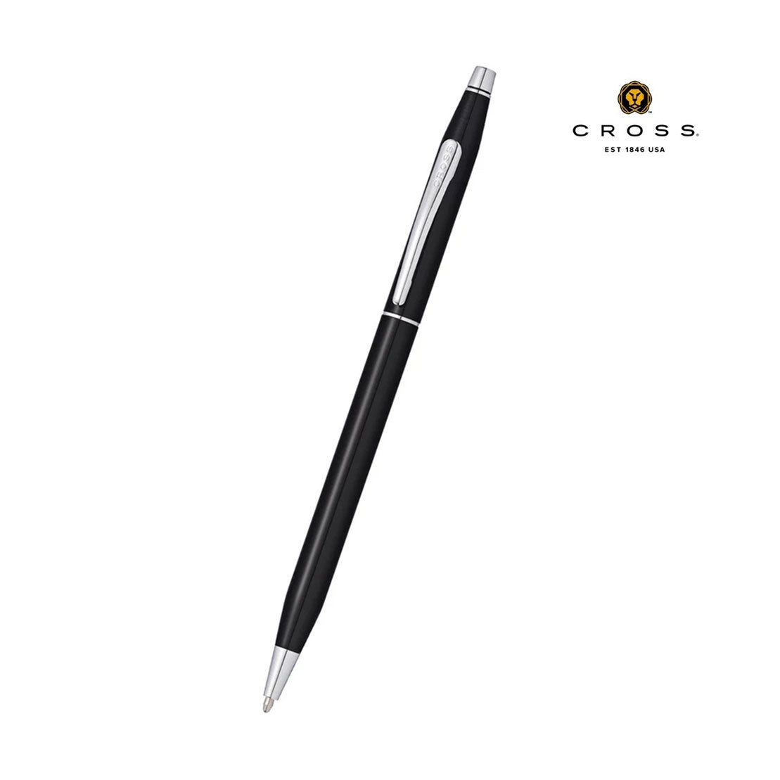 Cross Classic Century® Black Lacquer with Polished Chrome Appointments Ballpoint PenOfficial Presidential Pen