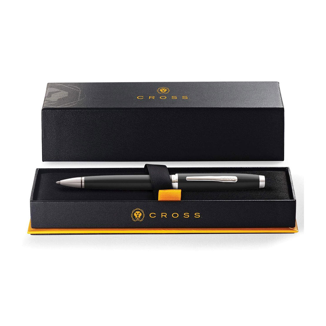 Cross Coventry Black Lacquer with Polished Chrome Appointments Ballpoint Pen