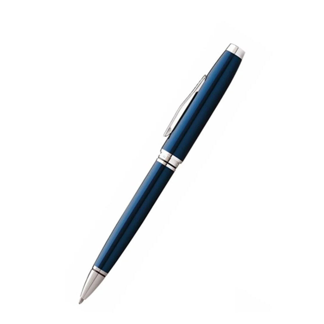 Cross Coventry Blue Lacquer with Polished Chrome Appointments Ballpoint Pen