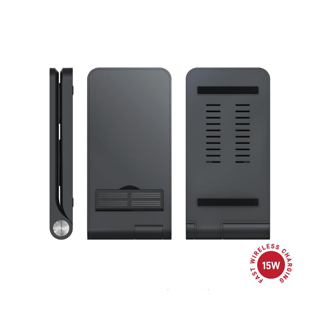 Foldable Wireless Charging Station 15W- Light Up Logo