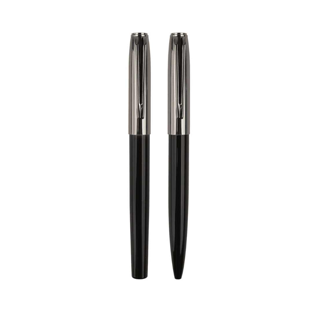 Gift Set of Roller and Ball Pen - Black