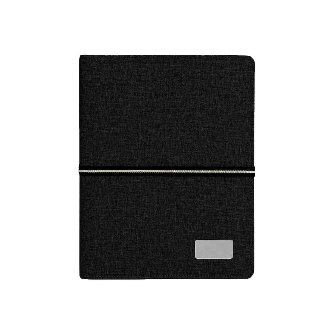 Giftology A5 Notebook Organiser With-10000mAh Powerbank Black