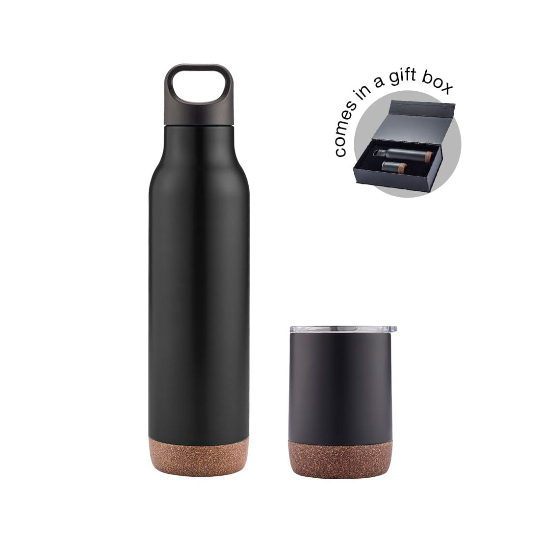Insulated Drinkware Set- Black