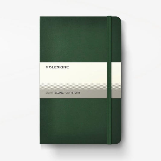 Moleskine Classic Large Ruled Hard Cover Notebook Myrtle Green