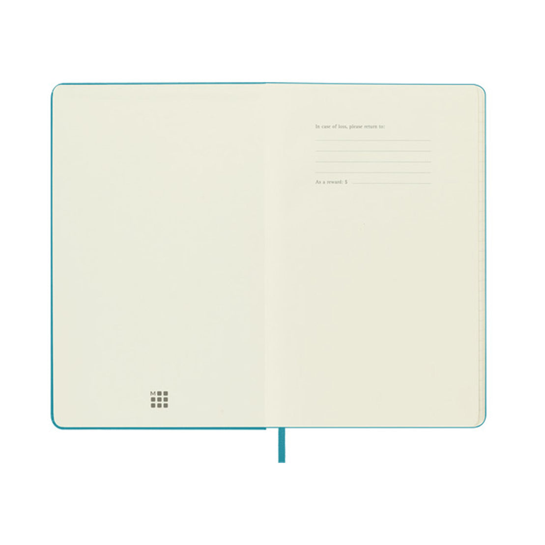 Moleskine Classic Large Ruled Hard Cover Notebook Reef Blue