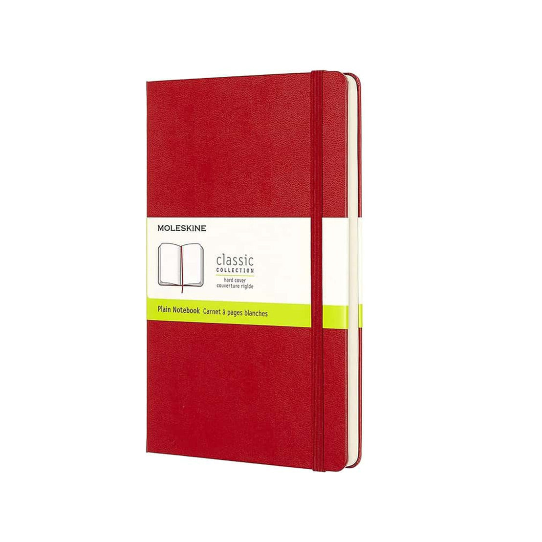 Moleskine Classic Large Ruled Hard Cover Notebook - Scarlet Red