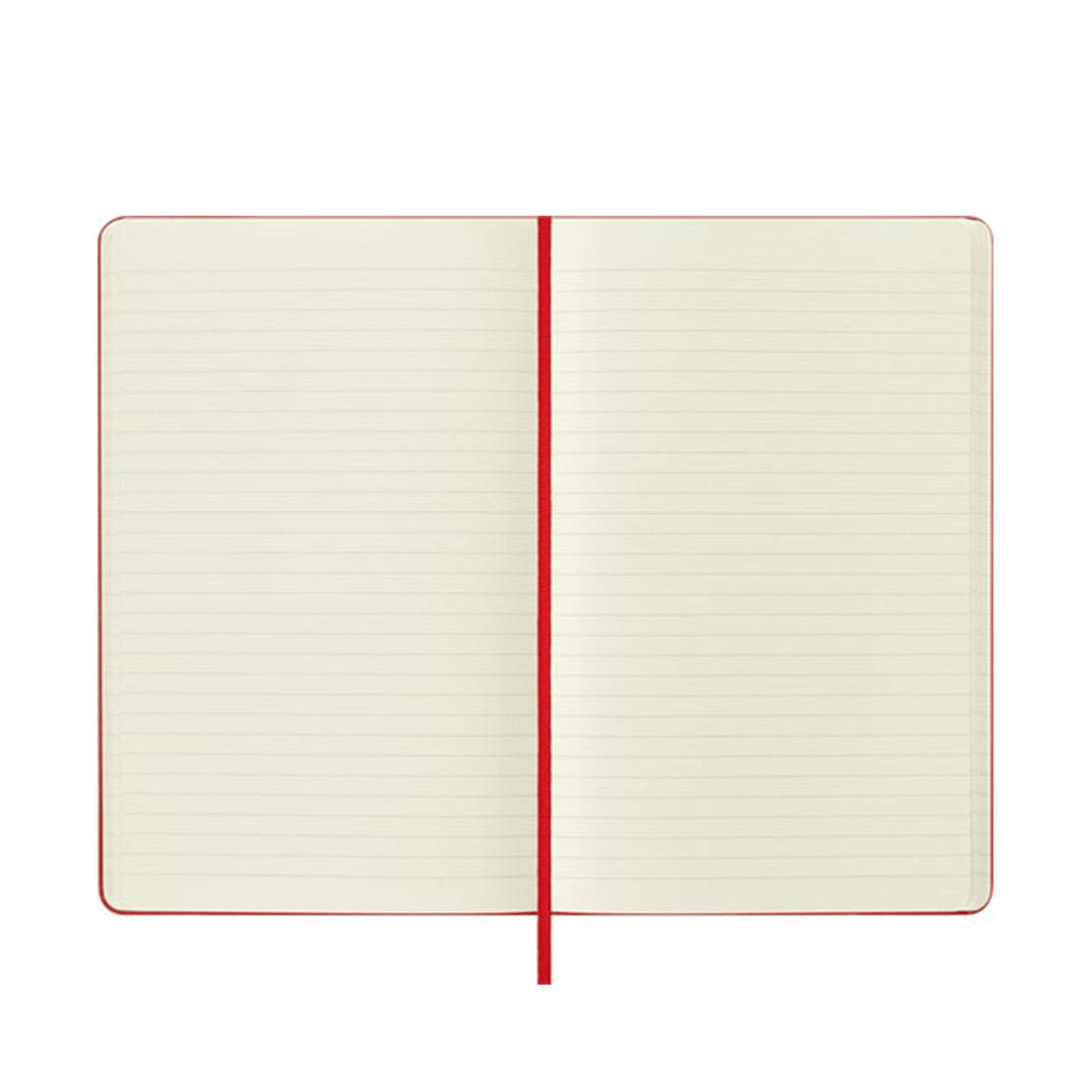 Moleskine Classic Large Ruled Hard Cover Notebook - Scarlet Red