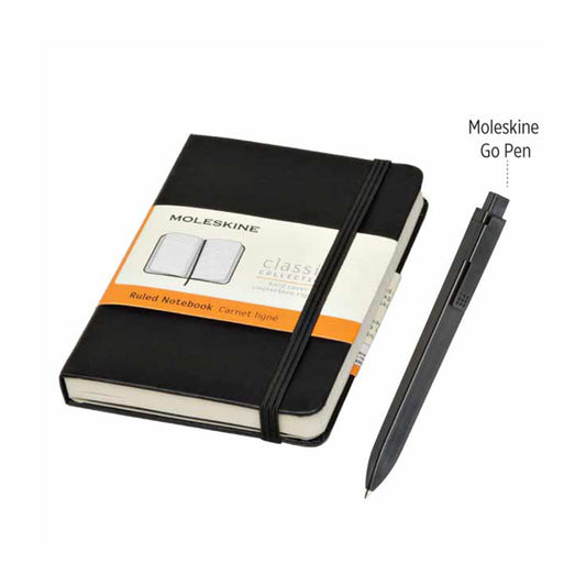 Moleskine Classic Large Notebook Go& Pen Set Black