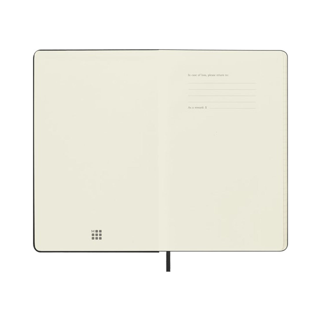 Moleskine Large Notebook Hard Cover Plain Black