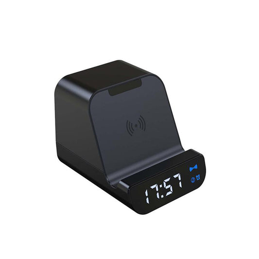 Multi-Functional Wireless Speaker Charger Alarm Clock