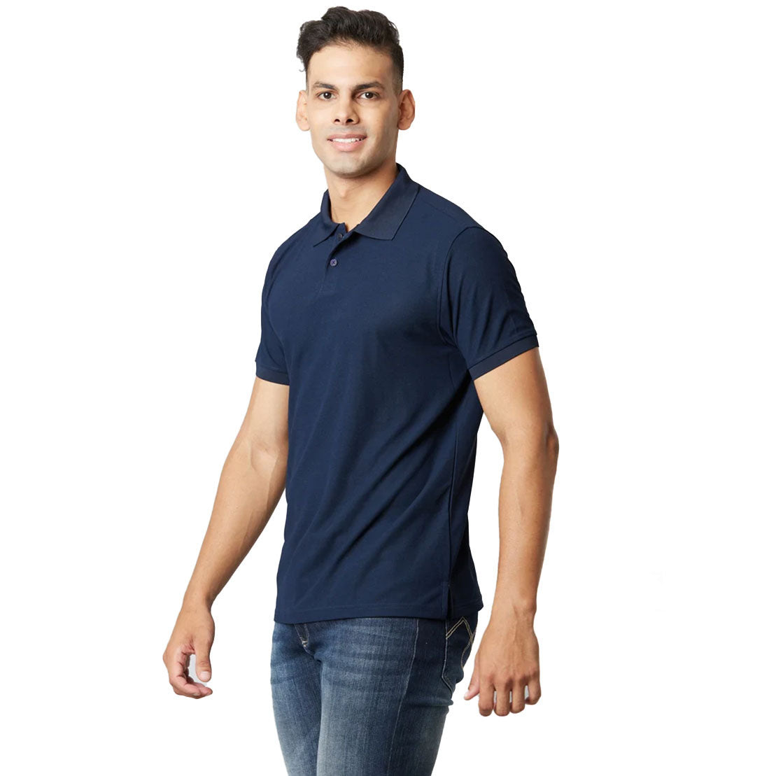 Euroblair Polo T shirt-Navy Blue