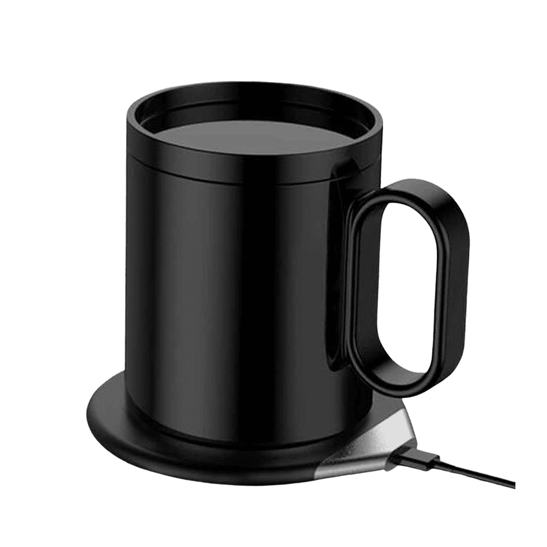 Smart Mug Warmer With Wireless Charger -Black