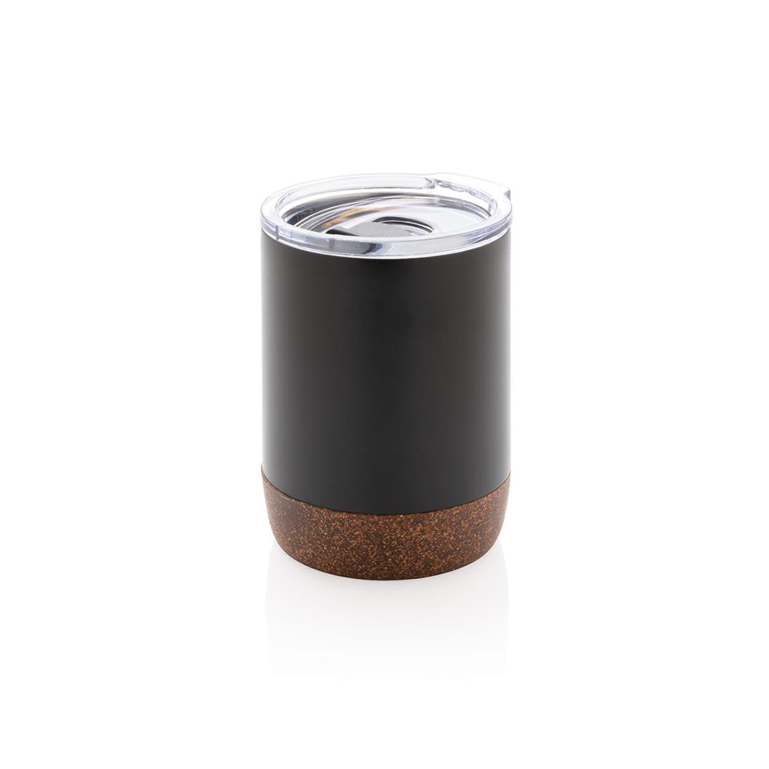 Vacuum Mug With Cork Base  Black